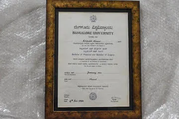 Award or association certificate
