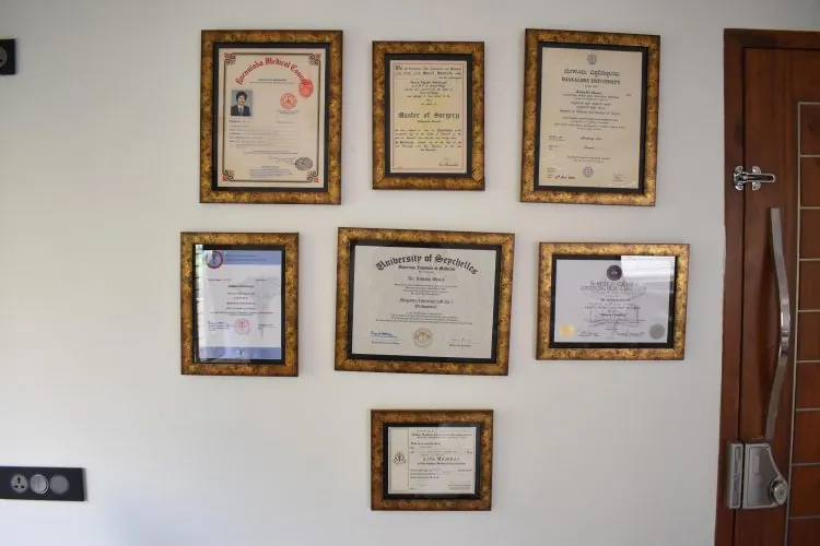 Award or association certificate