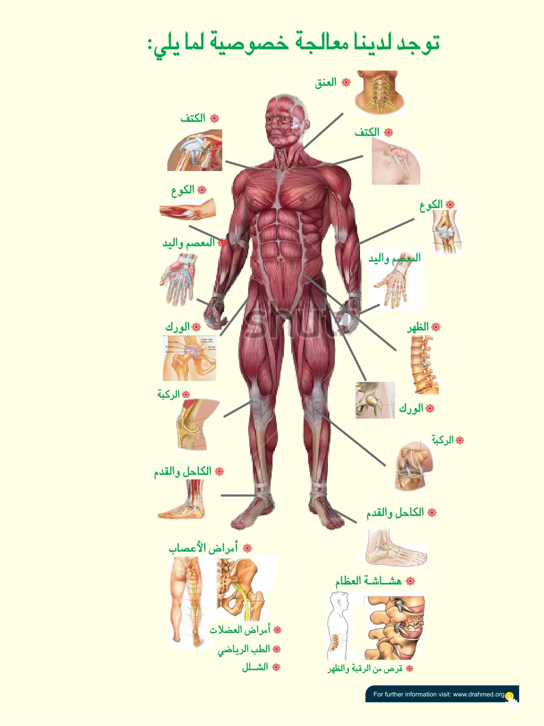 Dr. Ahmed Wellcare Orthopaedic Centre booklet — page 10 of 12